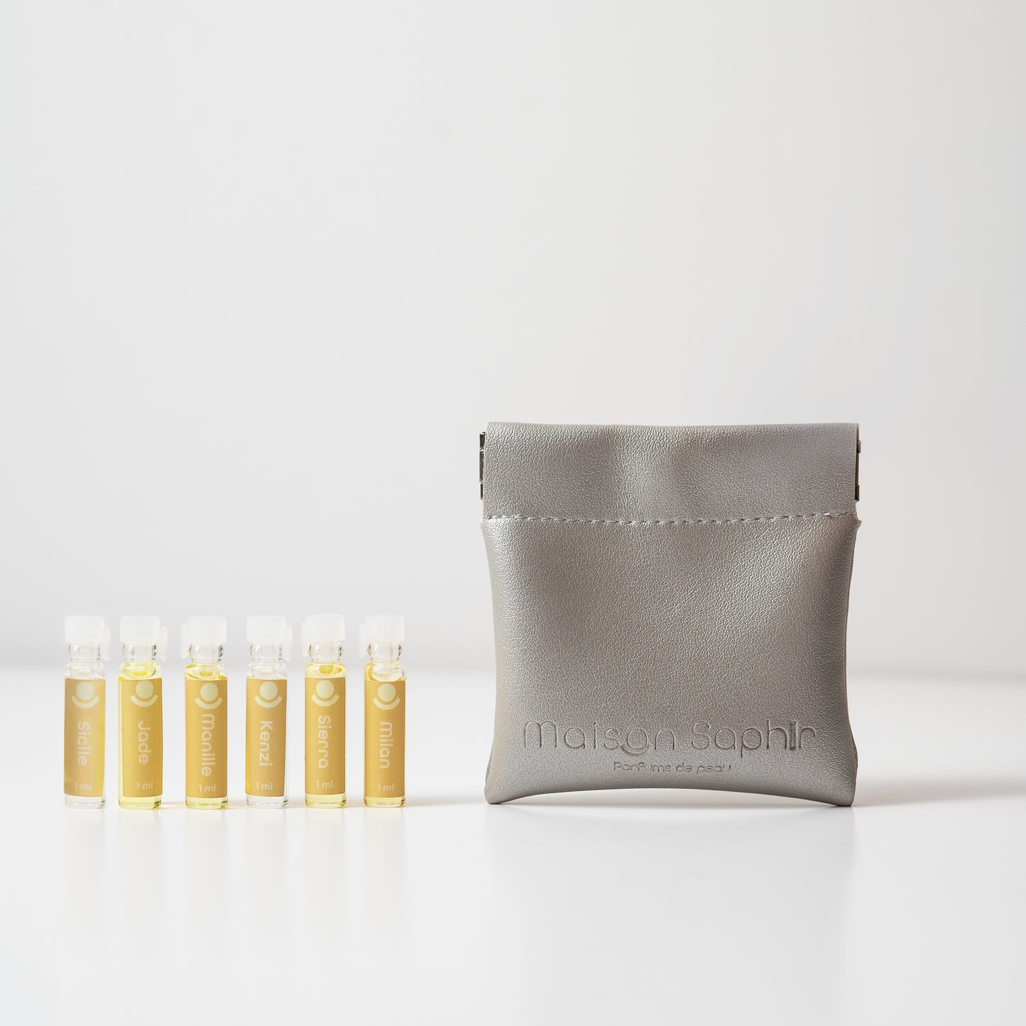 Sélection découverte  •6 huiles parfumées de 1ml + pochette offerte•
